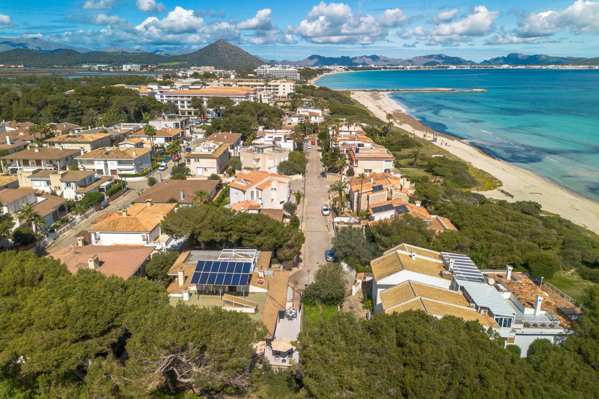 Villa Can Canta Natura Park House At Platja De Muro Beach Eksteriør billede