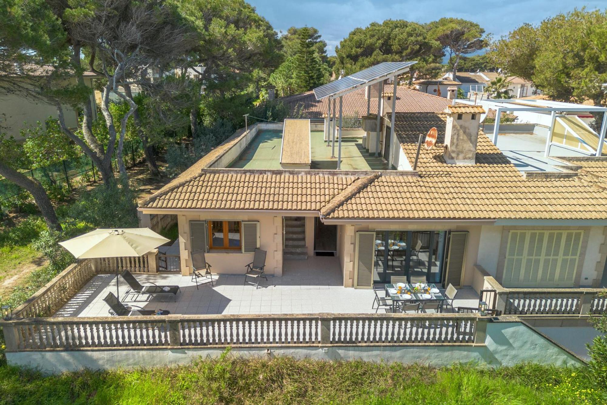 Villa Can Canta Natura Park House At Platja De Muro Beach Eksteriør billede