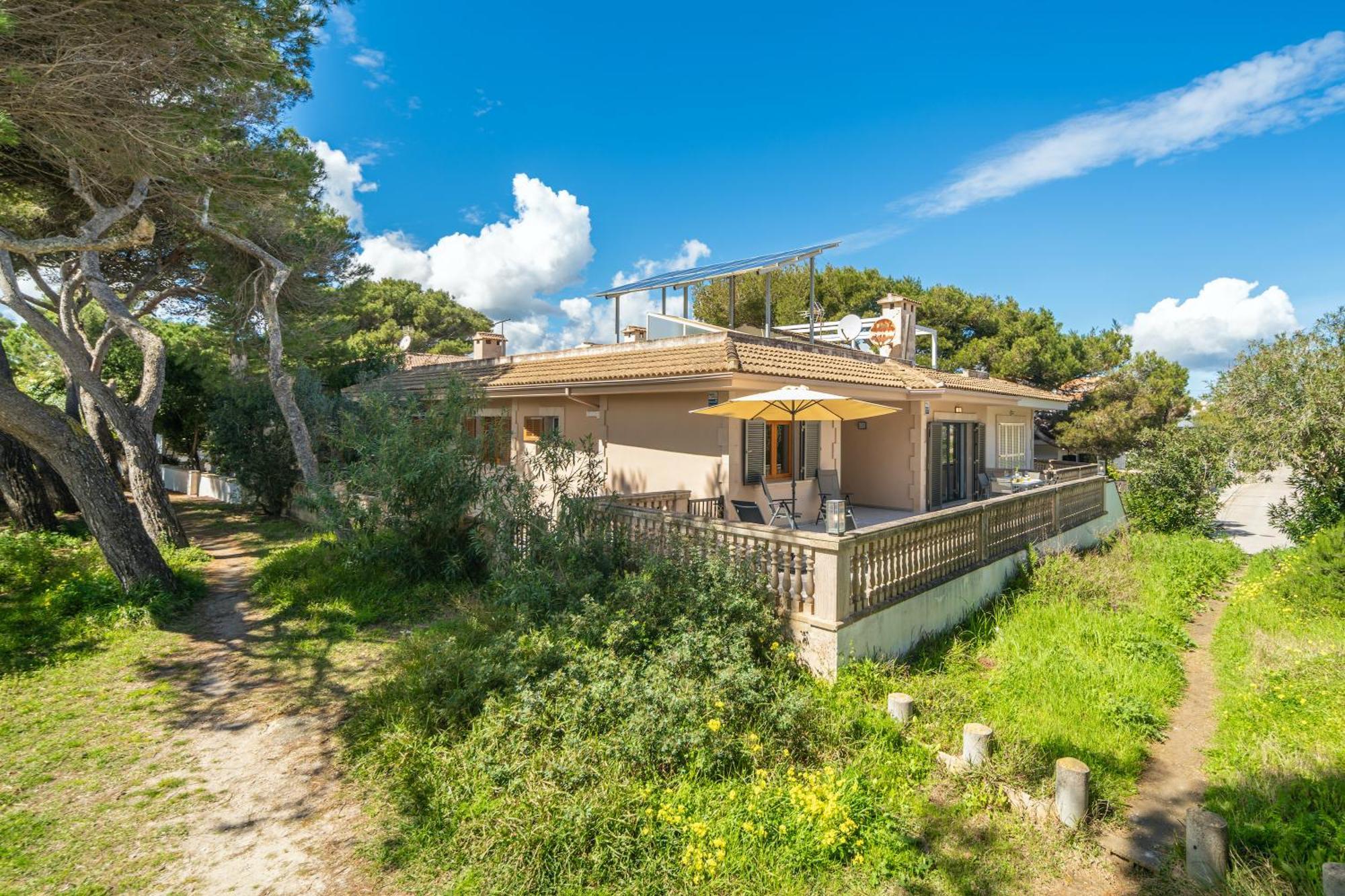 Villa Can Canta Natura Park House At Platja De Muro Beach Eksteriør billede